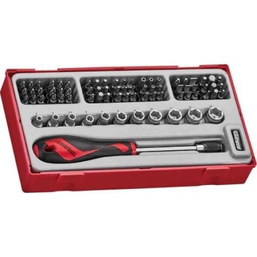 Teng Tools 76 Hvězdicový, Křížový, Šestihranný, Ploché