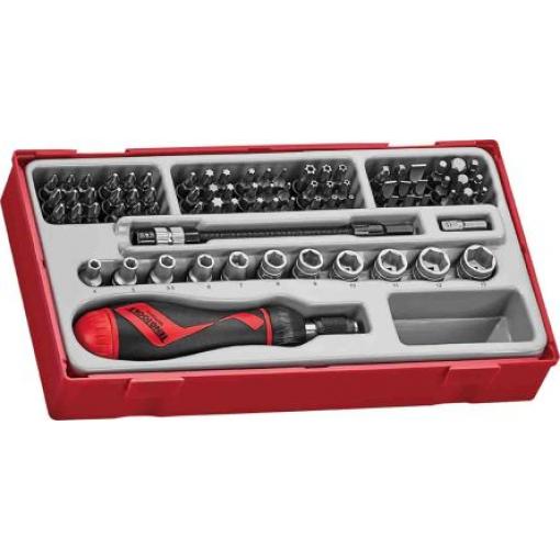 Teng Tools 84 Šestihranný, Hvězdicový, Ploché, Křížový Šestihran