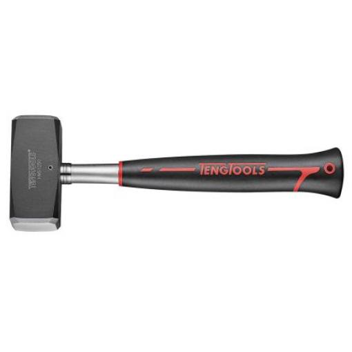 Kladivo Středně uhlíková oceli Palička, materiál držadla: Ocel, celková délka: 295 mm Teng Tools 1250 g