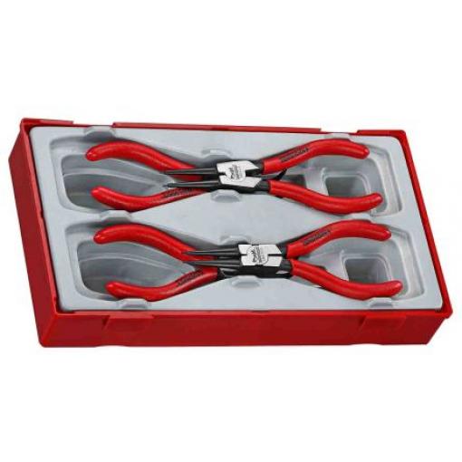 Teng Tools 4 Sada kleští na pojistné kroužky
