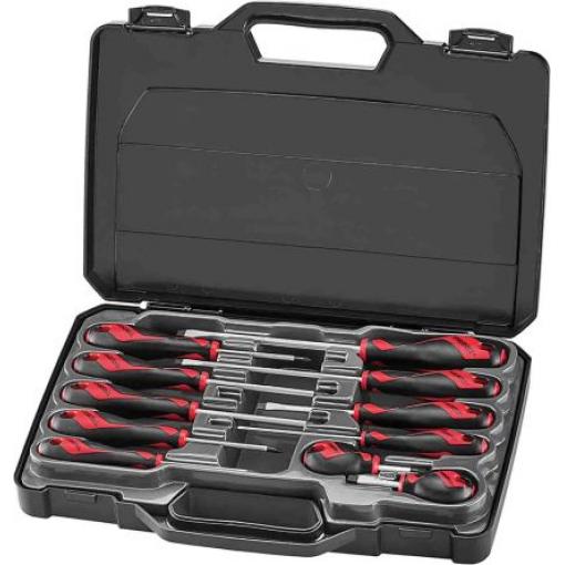 Sada šroubováků, počet kusů: 11 Sada standardních šroubováků Teng Tools