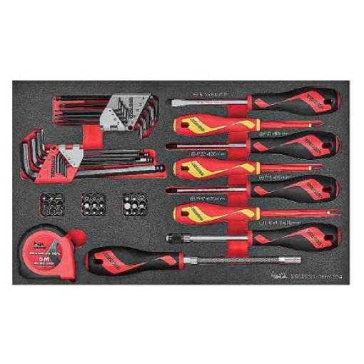 Sada šroubováků, počet kusů: 54 Ploché Šestihranný Teng Tools