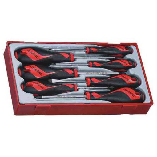 Sada šroubováků, počet kusů: 7 Sada standardních šroubováků Teng Tools