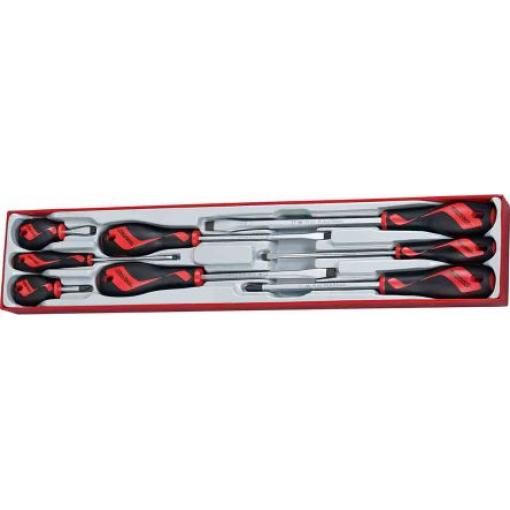 Sada šroubováků, počet kusů: 8 Sada standardních šroubováků Teng Tools