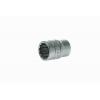 Zásuvka 1/2 in pohon 19 mm 12 bodů Dvojitý šestihran, celková délka: 38 mm Teng Tools