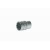 Zásuvka 1/2 in pohon 20 mm 12 bodů Dvojitý šestihran, celková délka: 38 mm Teng Tools