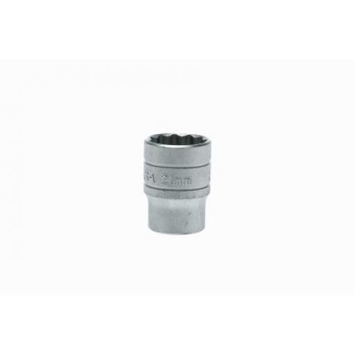 Zásuvka 1/2 in pohon 21 mm 12 bodů Dvojitý šestihran, celková délka: 38 mm Teng Tools