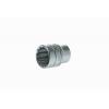 Zásuvka 1/2 in pohon 24 mm 12 bodů Dvojitý šestihran, celková délka: 40 mm Teng Tools