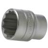 Zásuvka 1/2 in pohon 27 mm 12 bodů Dvojitý šestihran, celková délka: 43 mm Teng Tools