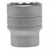 Zásuvka 1/2 in pohon 27 mm 12 bodů Dvojitý šestihran, celková délka: 43 mm Teng Tools