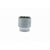 Zásuvka 1/2 in pohon 28 mm 12 bodů Dvojitý šestihran, celková délka: 43 mm Teng Tools