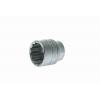 Zásuvka 1/2 in pohon 28 mm 12 bodů Dvojitý šestihran, celková délka: 43 mm Teng Tools
