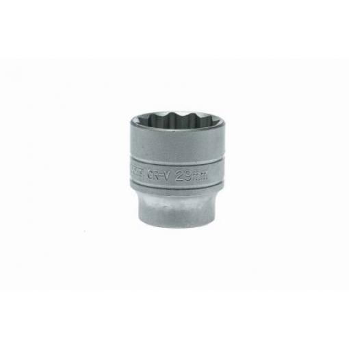 Zásuvka 1/2 in pohon 29 mm 12 bodů Dvojitý šestihran, celková délka: 43 mm Teng Tools