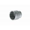 Zásuvka 1/2 in pohon 34 mm 12 bodů Dvojitý šestihran, celková délka: 45.5 mm Teng Tools