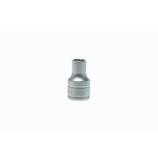 Zásuvka 1/2 in pohon 9 mm 12 bodů Dvojitý šestihran, celková délka: 38 mm Teng Tools