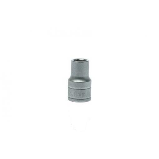 Zásuvka 1/2 in pohon 11 mm 6 bodů Dvojitý šestihran, celková délka: 38 mm Teng Tools