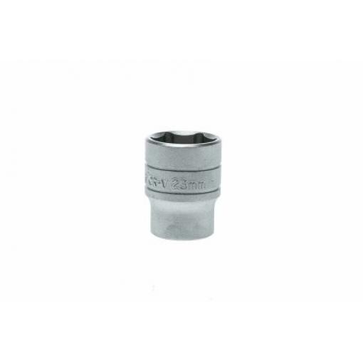 Zásuvka 1/2 in pohon 23 mm 6 bodů Dvojitý šestihran, celková délka: 40 mm Teng Tools