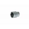 Zásuvka 1/2 in pohon 25 mm 6 bodů Dvojitý šestihran, celková délka: 40 mm Teng Tools