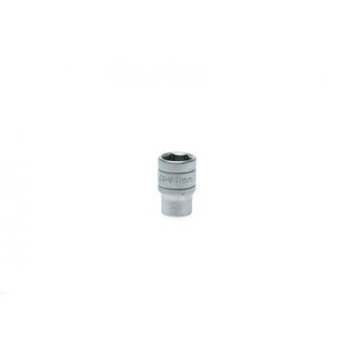 Zásuvka 1/4 in pohon 11 mm 6 bodů Dvojitý šestihran, celková délka: 25 mm Teng Tools