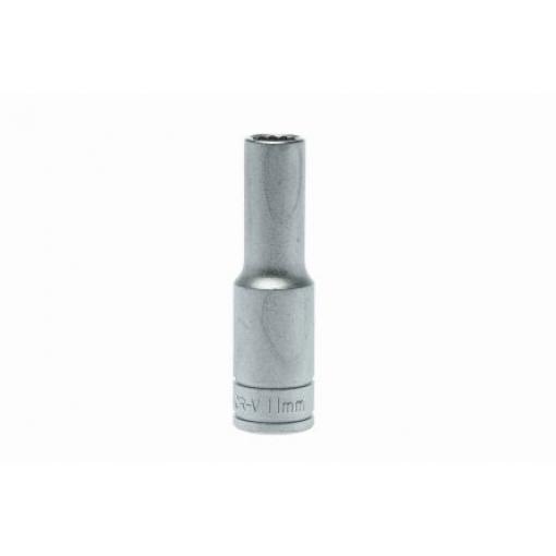 Zásuvka 1/2 in pohon 11 mm 12 bodů, celková délka: 79 mm Teng Tools