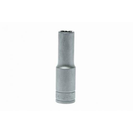 Zásuvka 1/2 in pohon 12 mm 12 bodů, celková délka: 79 mm Teng Tools