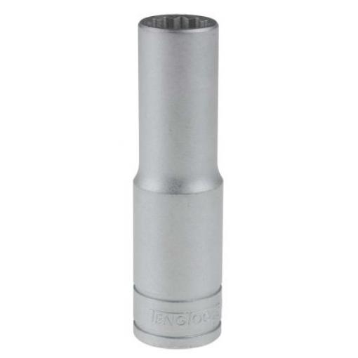 Zásuvka 1/2 in pohon 13 mm 12 bodů, celková délka: 79 mm Teng Tools