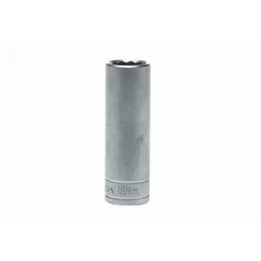 Zásuvka 1/2 in pohon 18 mm 12 bodů, celková délka: 79 mm Teng Tools
