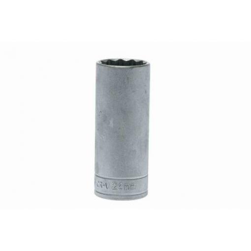 Zásuvka 1/2 in pohon 24 mm 12 bodů, celková délka: 79 mm Teng Tools