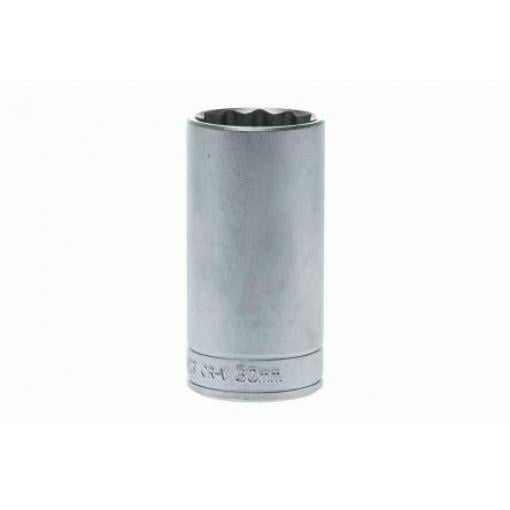 Zásuvka 1/2 in pohon 30 mm 12 bodů, celková délka: 79 mm Teng Tools
