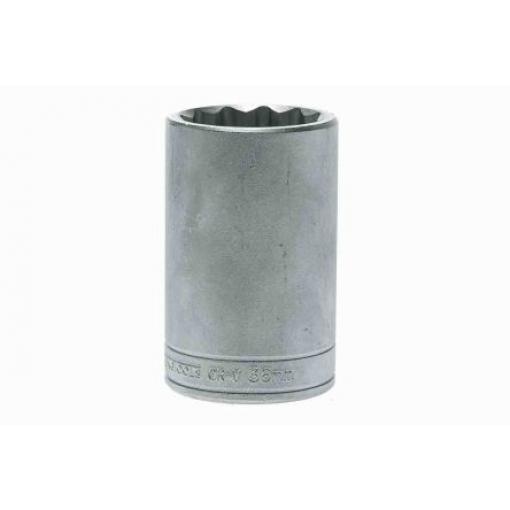 Zásuvka 1/2 in pohon 36 mm 12 bodů, celková délka: 79 mm Teng Tools