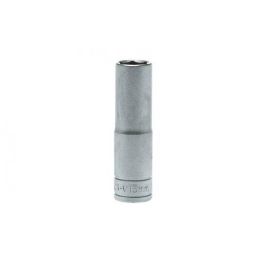 Zásuvka 1/2 in pohon 15 mm 6 bodů, celková délka: 79 mm Teng Tools