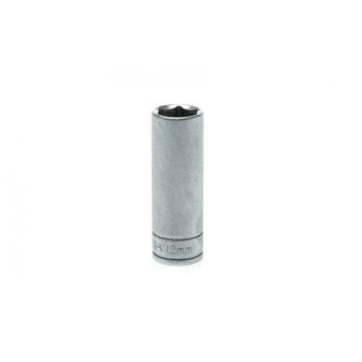 Zásuvka 1/4 in pohon 12 mm 6 bodů, celková délka: 49.5 mm Teng Tools