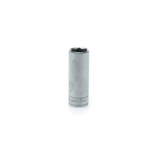 Zásuvka 1/4 in pohon 13 mm 6 bodů, celková délka: 49.5 mm Teng Tools