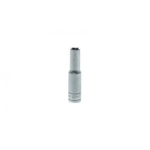 Zásuvka 1/4 in pohon 6 mm 6 bodů, celková délka: 49.5 mm Teng Tools