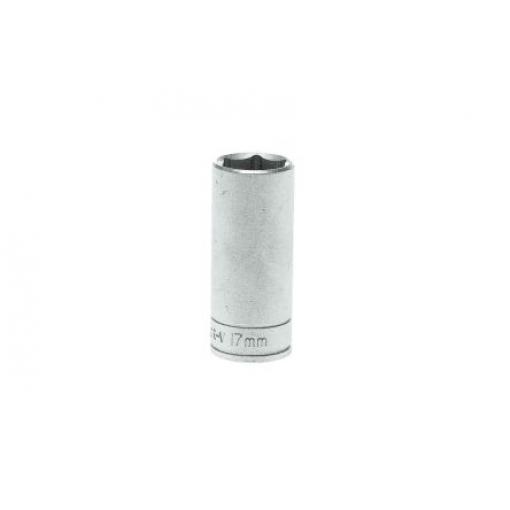 Zásuvka 3/8 in pohon 17 mm 6 bodů, celková délka: 45.5 mm Teng Tools