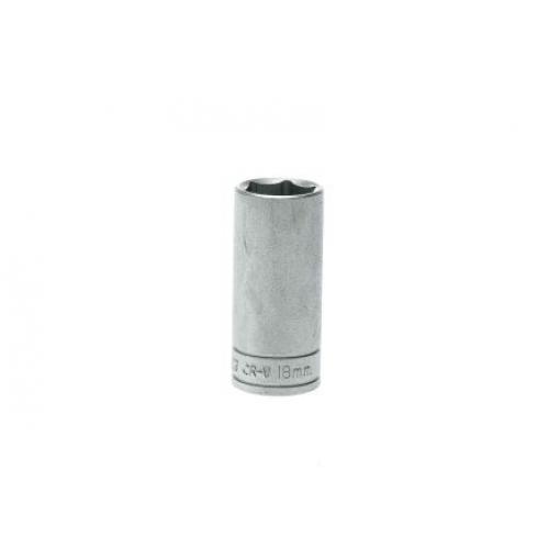 Zásuvka 3/8 in pohon 18 mm 6 bodů, celková délka: 45.5 mm Teng Tools
