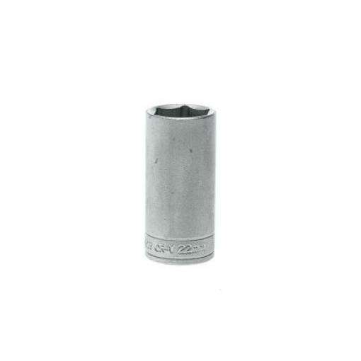 Zásuvka 3/8 in pohon 22 mm 6 bodů, celková délka: 45.5 mm Teng Tools