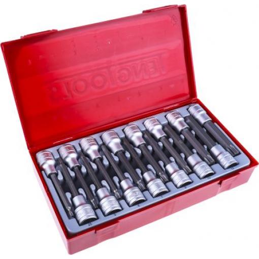 Sada nástrčných klíčů, počet kusů: 15 1/2 in Vrták typ buzení Šestihran Teng Tools