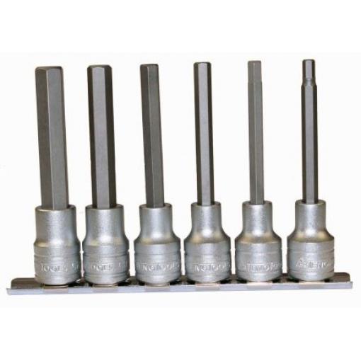 Sada nástrčných klíčů, počet kusů: 6 1/2 in Šestihran typ buzení Šestihran Teng Tools