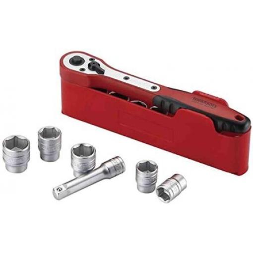 Sada nástrčných klíčů, počet kusů: 13 1/4 in 6 bodů typ buzení Čtvercový Teng Tools
