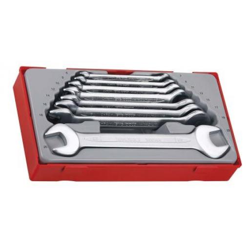 Sada klíčů, počet kusů: 8, Chrom-vanadová ocel, 6 To 22 mm Teng Tools