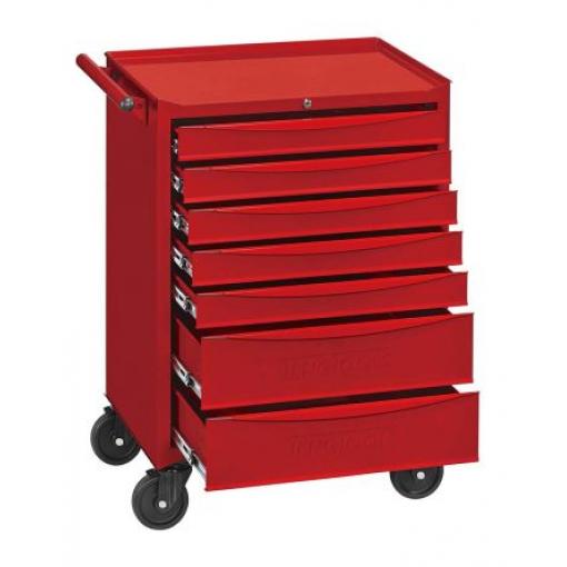 Vozík na nářadí 7zásuvková Na kolečkách, Ocel, výška: 940 mm x 740 mm, délka: 520 mm Teng Tools