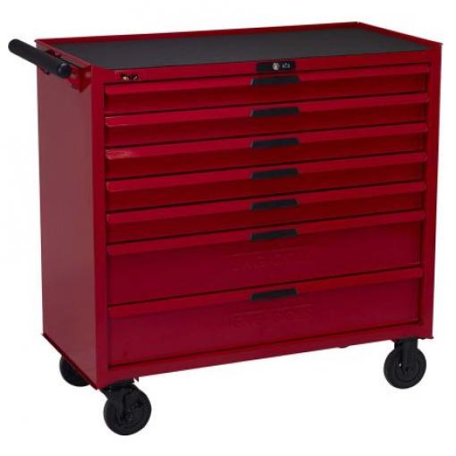 Vozík na nářadí 7zásuvková Na kolečkách, Ocel, výška: 950 mm x 1.07 m, délka: 550 mm Teng Tools