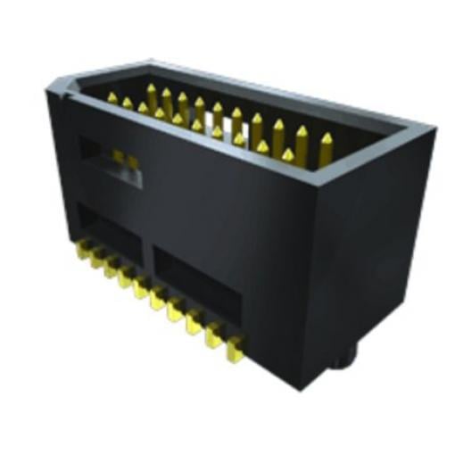 Samtec Konektor PCB, řada: TEMS, Deska-deska, počet kontaktů: 60, počet řad: 2, rozteč: 0.8 mm, orientace těla: Rovný,
