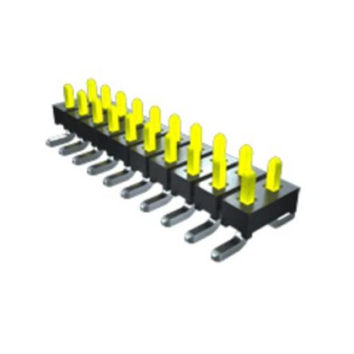 Samtec Kolíkový konektor, řada: TMM, Deska-deska, počet kontaktů: 4, počet řad: 2, rozteč: 2 mm, orientace těla: Rovný,