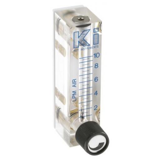 Key Instruments, řada: FR2000 Variabilní plocha Průtokoměr Plyn 1L/min → 10 L/min max. tlak 6.89 bar
