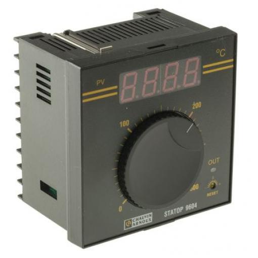 Pyro Controle Regulátor teploty s vypínačem, řada: STATOP Montáž do panelu, 50 °C, -10 °C 1, počet výstupů: 1, výstup:
