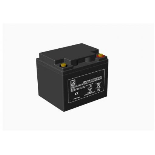 Uzavřený olověný akumulátor 198-4040(12V38Ah) T6 konstrukce AGM 38 Ah 10 to 12 Years RS PRO 12 V