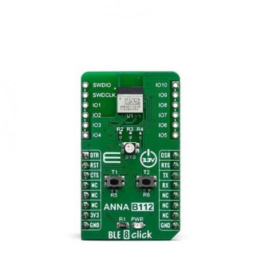 Komunikační a bezdrátový vývojový nástroj pro Modul Click deska BLE 8 MikroElektronika, klasifikace: Vývojová sada 2.4