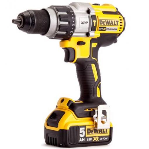 Kombinovaná vrtačka Bezdrátové, typ sklíčidla: Bezklíčové, řada: DCD, 5 Ah, Typ C DeWALT 13 mm 66 Nm